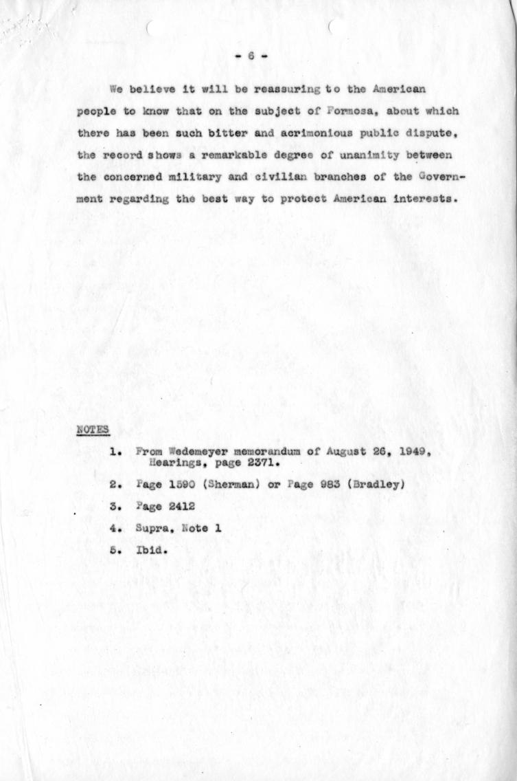 State Department, MacArthur Hearings Report by Fisher, Part 3