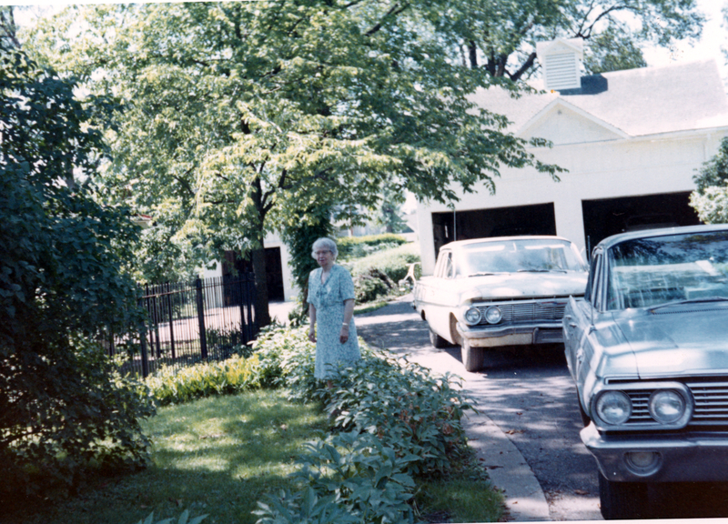 Bess Truman Standing in the Yard of Her Home | Harry S. Truman