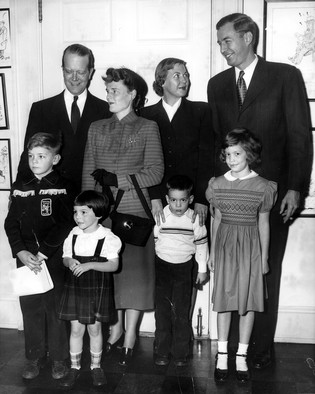 David D. Lloyd family and David Bell family taken at the White House ...