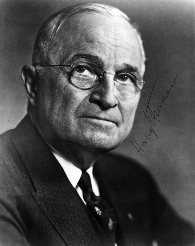 Autographed Portrait Of Former President Harry S. Truman | Harry S. Truman