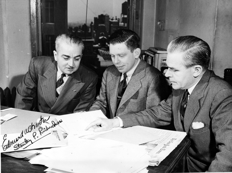 Charles W. Thayer and Other Broadcasting Officials | Harry S. Truman