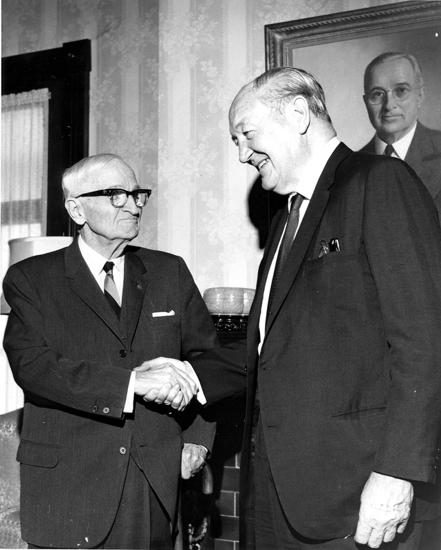 Former President Truman and Ambassador Edwin Pauley | Harry S. Truman