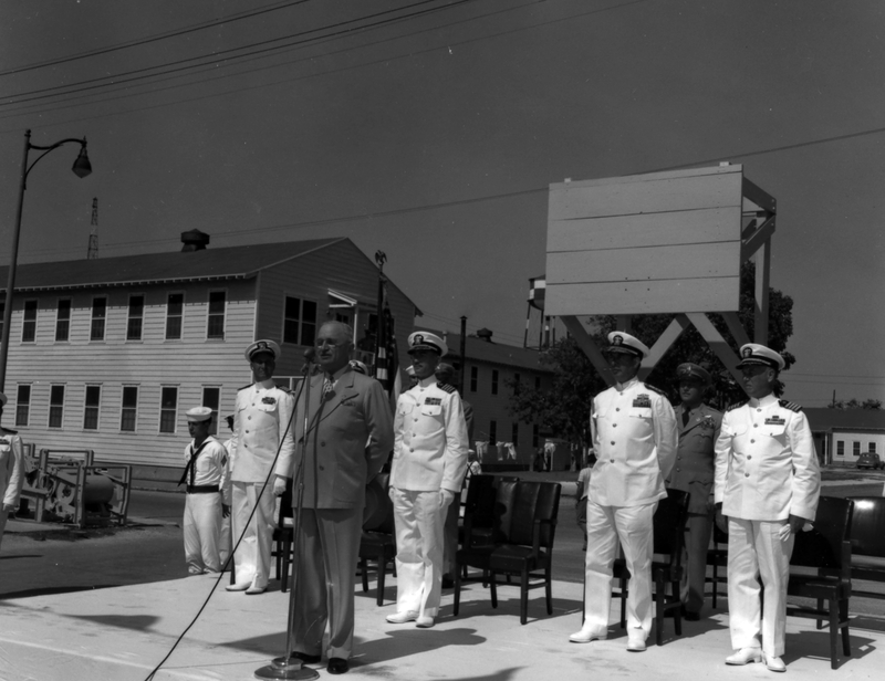 President Harry S. Truman Speaks to the Graduates of the Navy Fleet ...