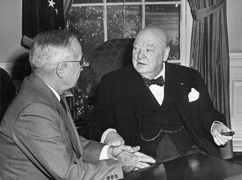 Truman and Churchill in Oval Office | Harry S. Truman