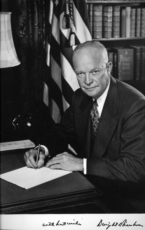 Autographed Portrait of Dwight Eisenhower | Harry S. Truman