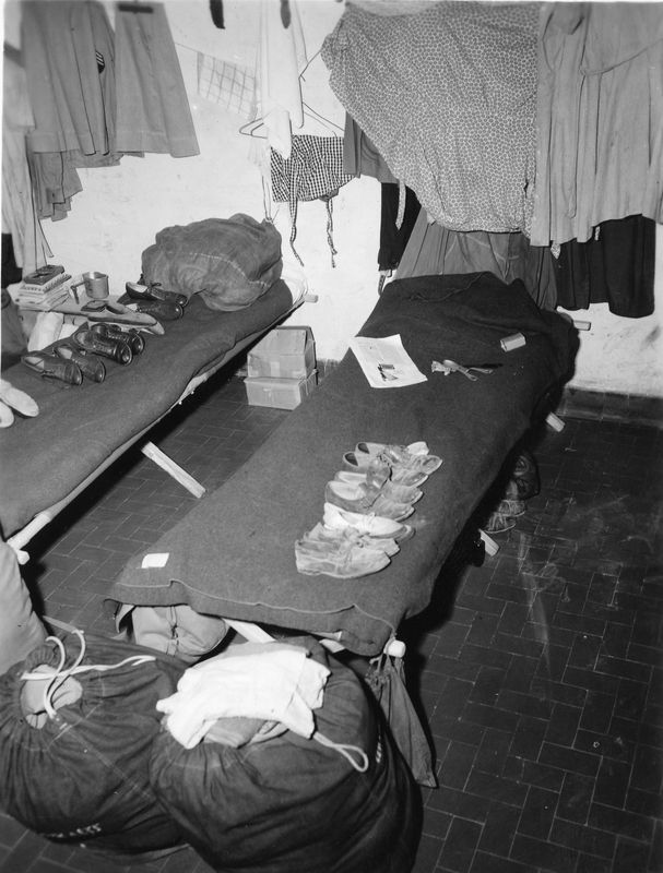 Interior Shot of Women's Army Corps (WAC) Barracks | Harry S. Truman