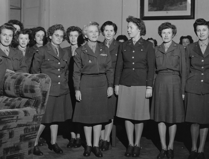 Women's Army Corps (WAC) Colonel Westray B. Boyce During European Tour ...