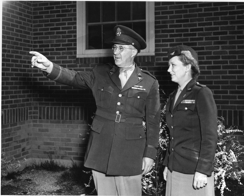 Colonel Westray B Boyce Talks With Brigadier General Don Faith Harry