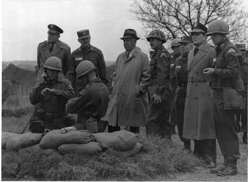 Lieutenant General Louis W. Truman in the Field During North Atlantic ...