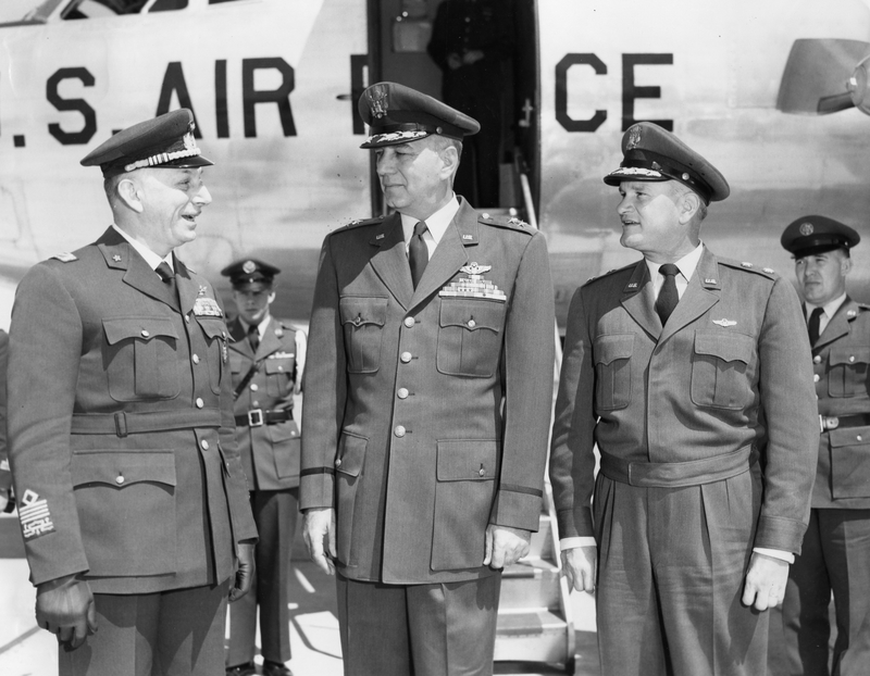 Major General Robert Landry Greets General Ferdinando Raffaelli of ...