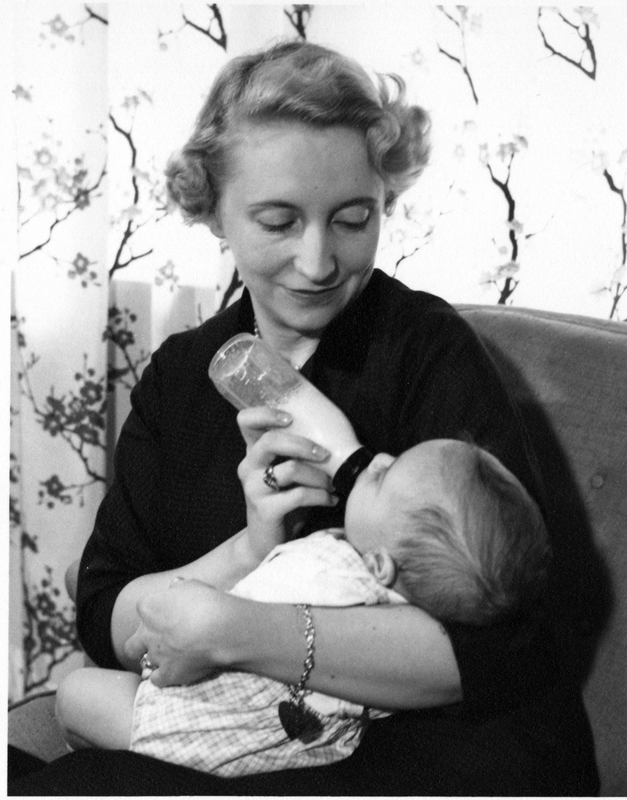 Margaret Truman Daniel with Her Infant Son, Clifton Truman Daniel ...