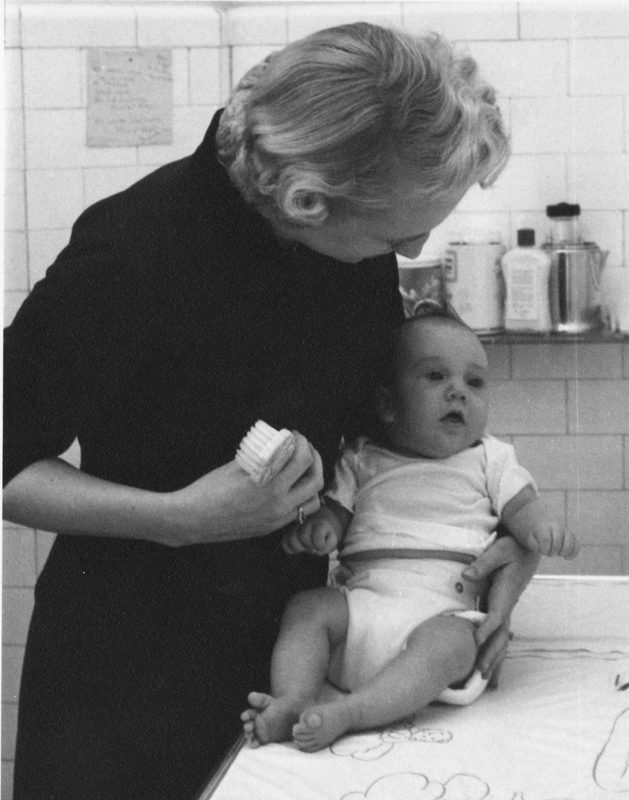 Margaret Truman Daniel with Her Infant Son, Clifton Truman Daniel ...