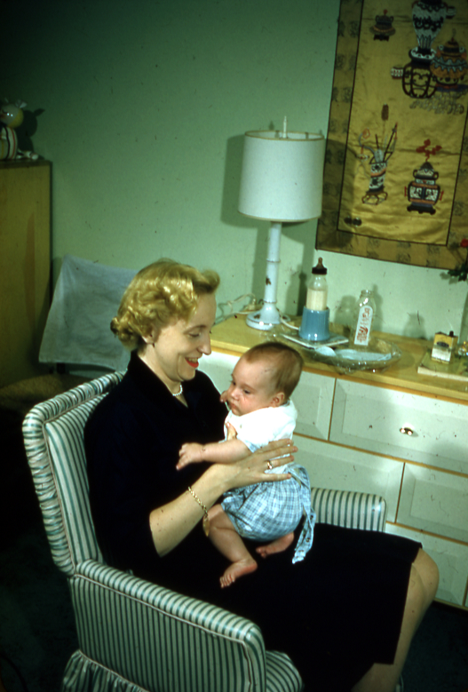 Margaret Truman Daniel with Her Infant Son, Clifton Truman Daniel ...