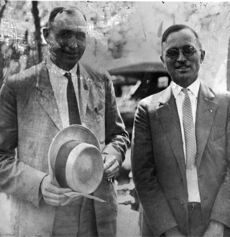 Photograph of a Young Harry S. Truman with Friend | Harry S. Truman