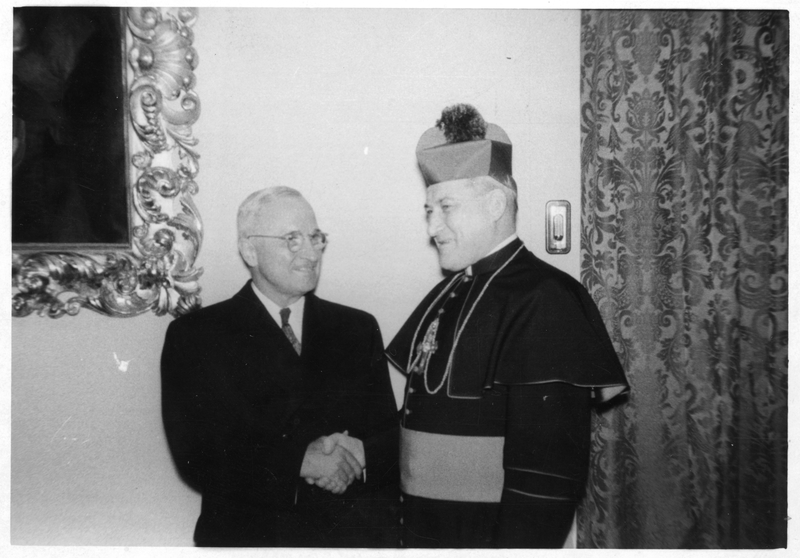 President Truman meets with the Archbishop of Boston | Harry S. Truman