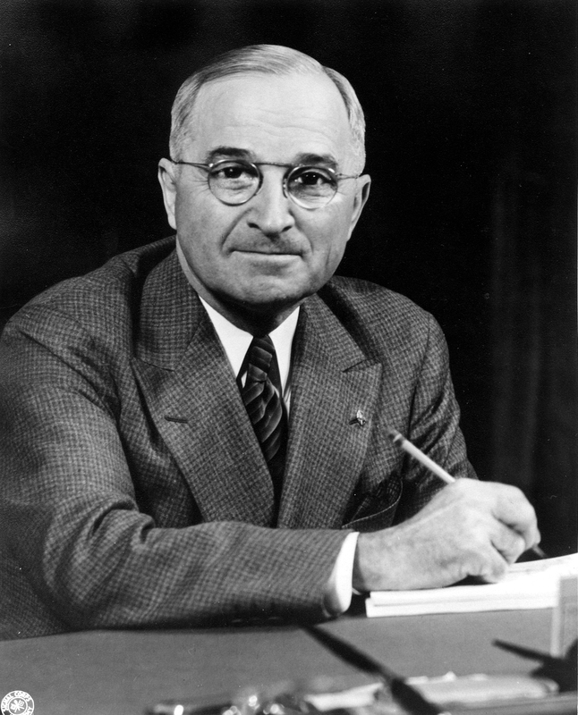 Portrait of President Truman Harry S. Truman