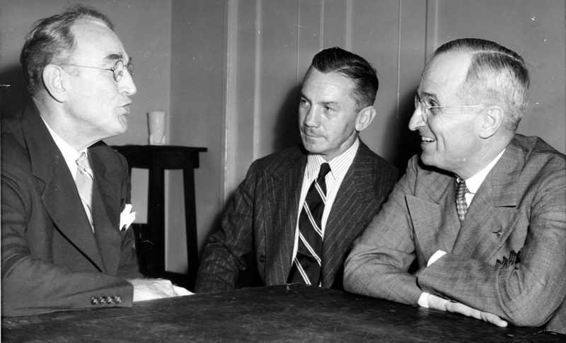 Sen. James Mead, James Forrestal, and Senator Harry S. Truman | Harry S ...