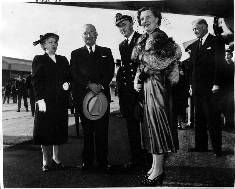 President And Mrs. Truman With Queen Juliana And Prince Bernhard ...