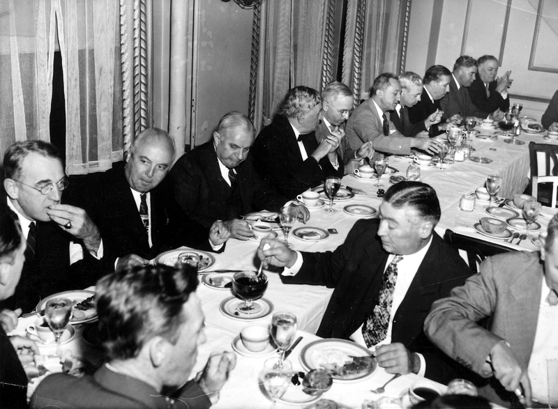 Truman at dinner Harry S. Truman