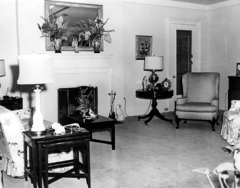 A living room at the Little White House in Key West, Florida | Harry S ...