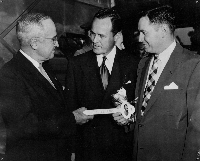 President Harry S. Truman Receives the Key to the City of Little Rock ...