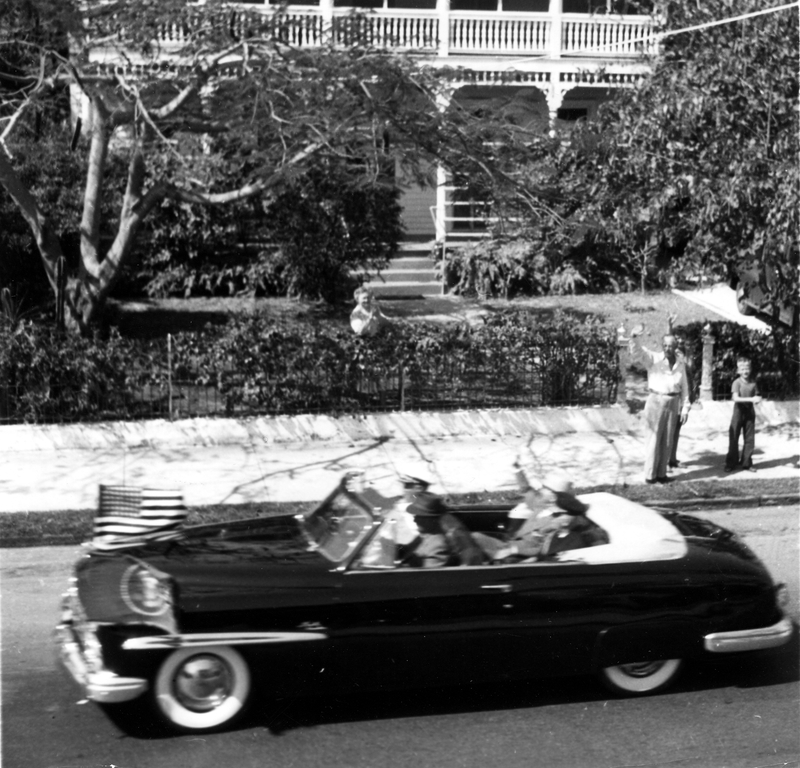 President Truman in an auto in Key West | Harry S. Truman