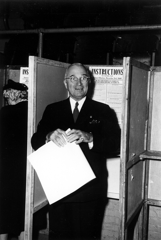 President Truman Voting | Harry S. Truman