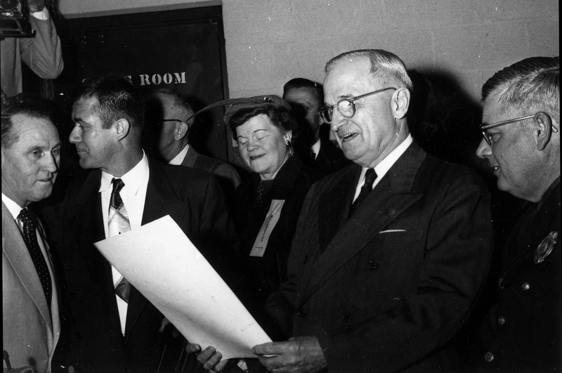 Truman looking at speech | Harry S. Truman