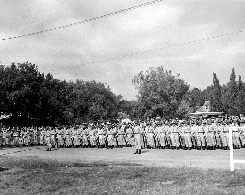 Military guard at Eisenhower Library groundbreaking | Harry S. Truman