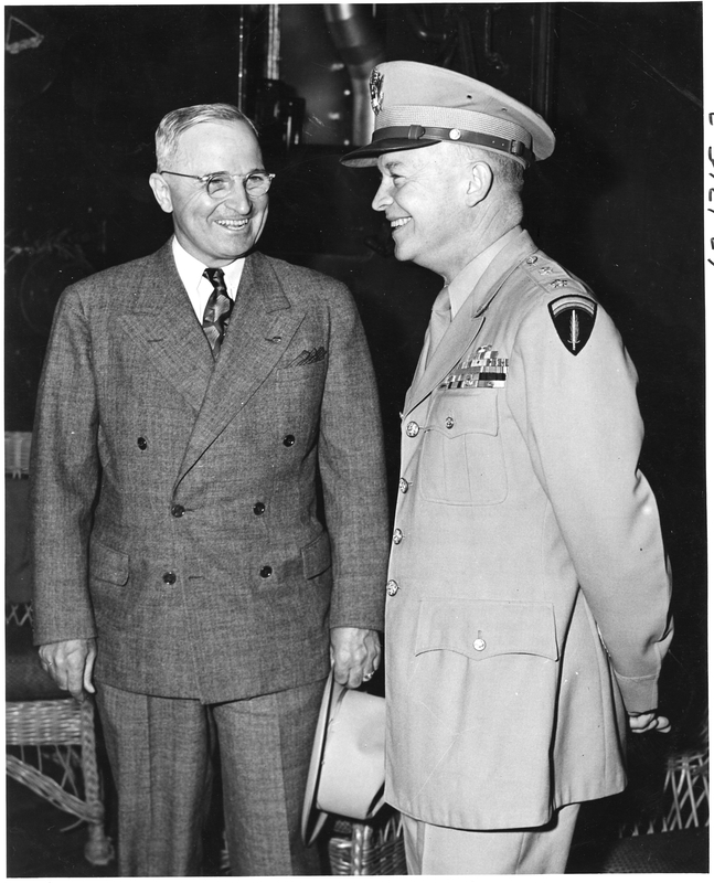 President Harry S. Truman With General Dwight Eisenhower | Harry S. Truman