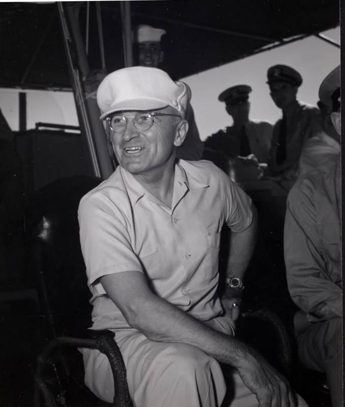 President Truman in a boat in Key West | Harry S. Truman