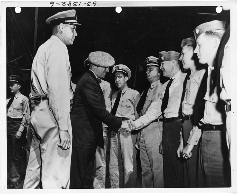 President Harry S. Truman Greeting Crewmen | Harry S. Truman