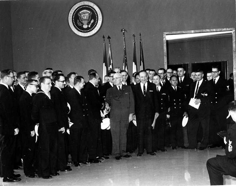 Truman with members of the Navy Band | Harry S. Truman