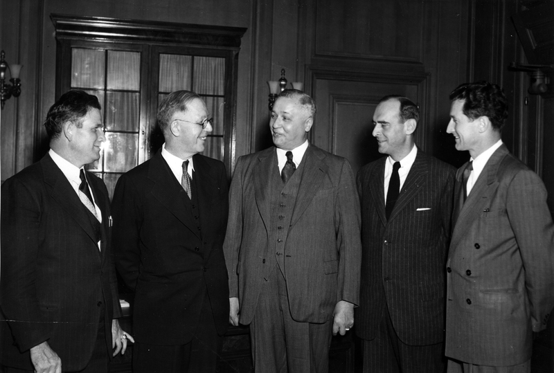 John Gibson and Lewis B. Schwellenbach with Group | Harry S. Truman