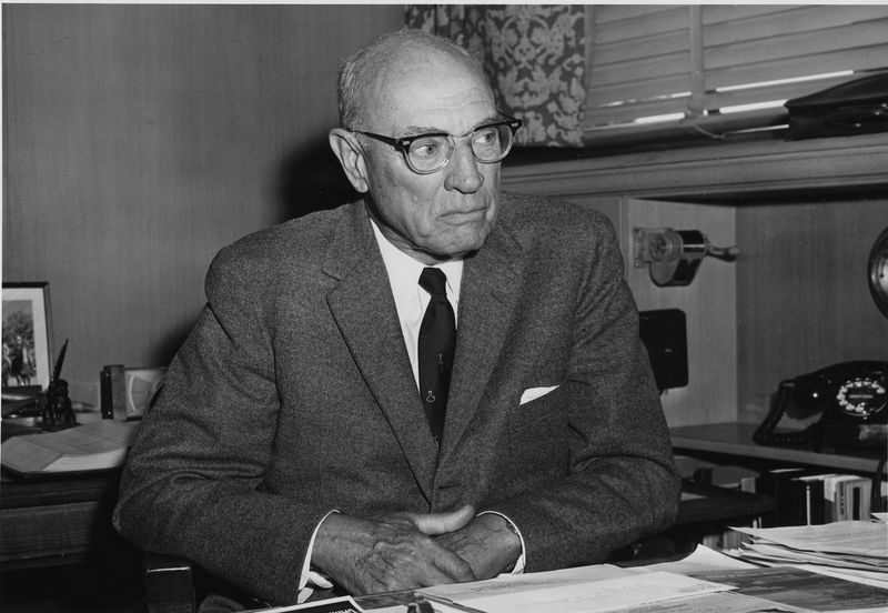 Thomas Veatch in His Office | Harry S. Truman