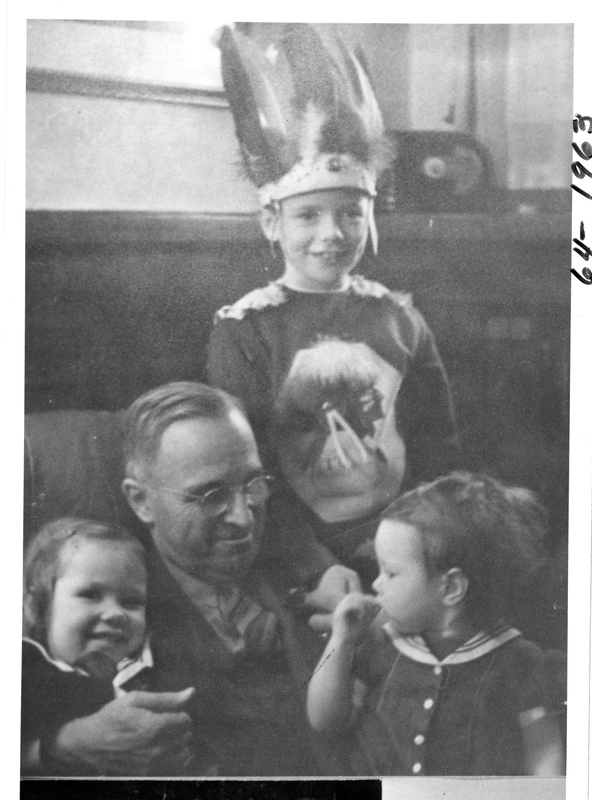 Senator Harry S. Truman With Three Children | Harry S. Truman