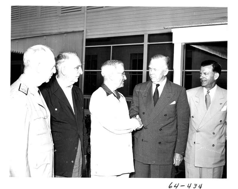 President Harry S. Truman Greets General George Marshall | Harry S. Truman