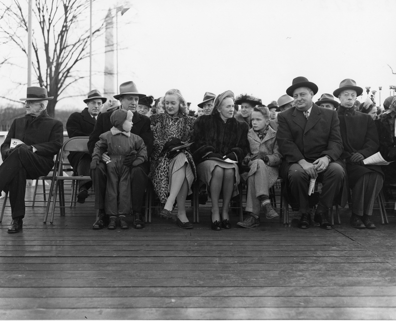 The 1947 White House Christmas Tree lighting ceremony Harry S. Truman