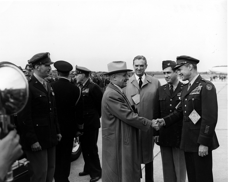 Truman At Andrews Air Force Base Air Show Harry S. Truman