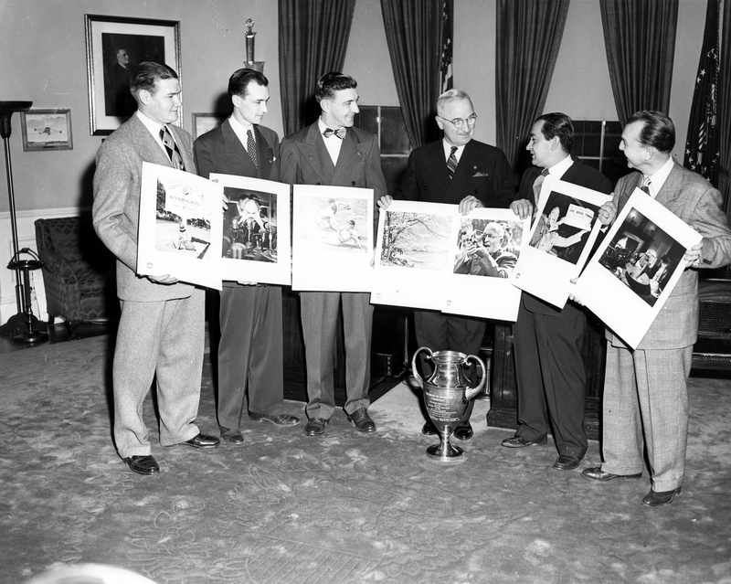 Truman and Photographers in the Oval Office | Harry S. Truman