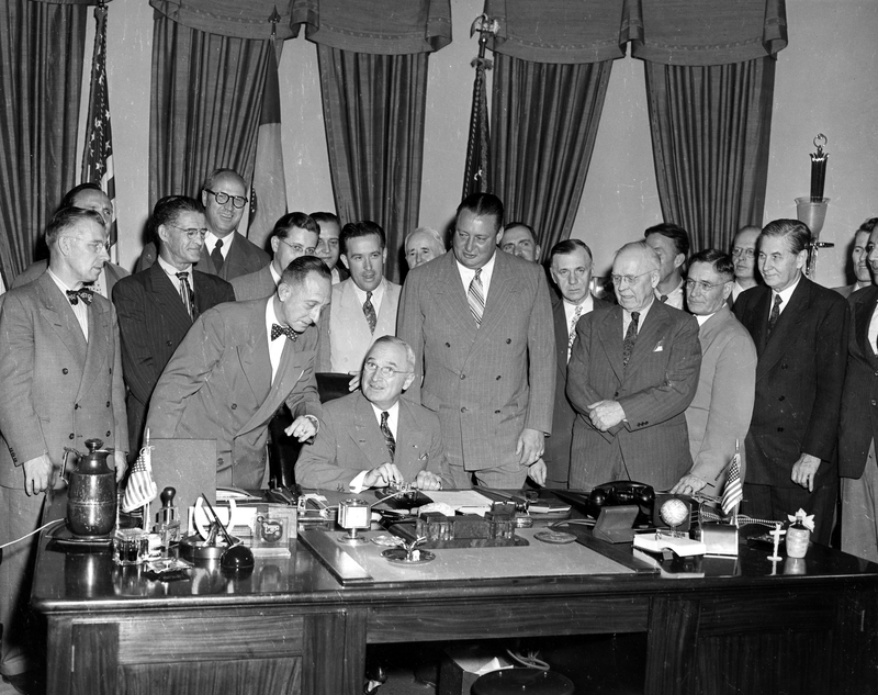 President Truman Activates New Generator at Grand Coulee Dam | Harry S ...