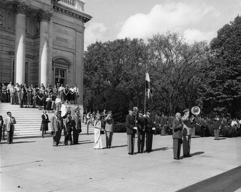 Nehru Visits Tomb of Unknown Soldier | Harry S. Truman