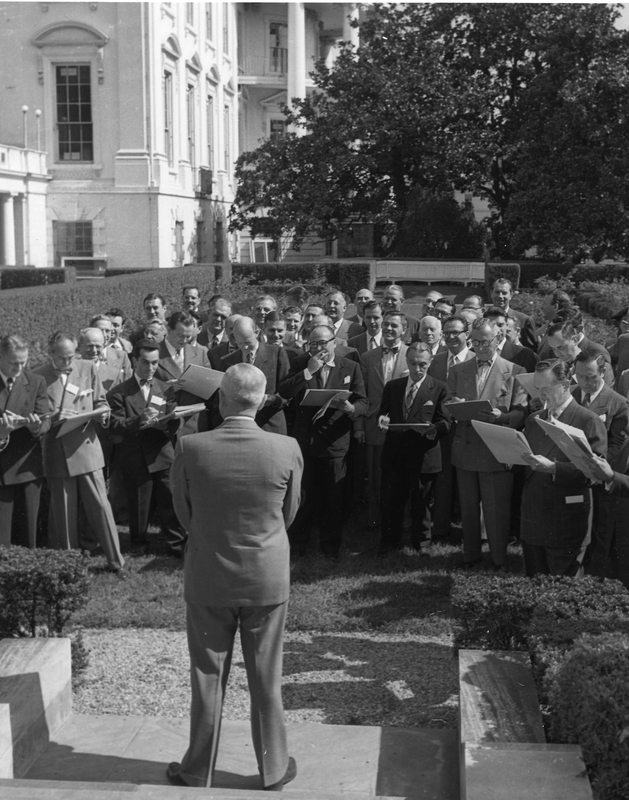 Truman Poses for Cartoonists | Harry S. Truman