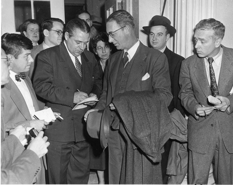 Kefauver Speaks with Press | Harry S. Truman