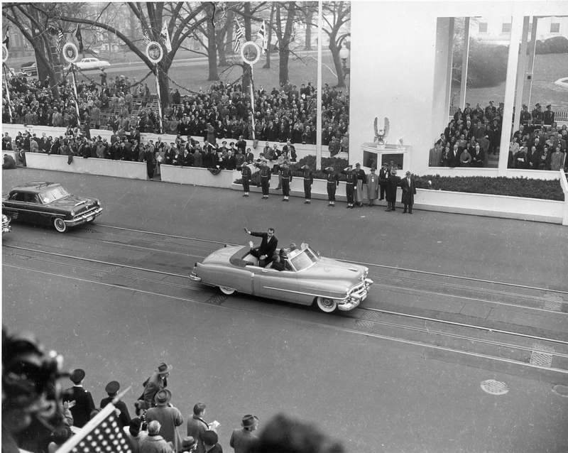 Richard M. Nixon in Inaugural Parade | Harry S. Truman