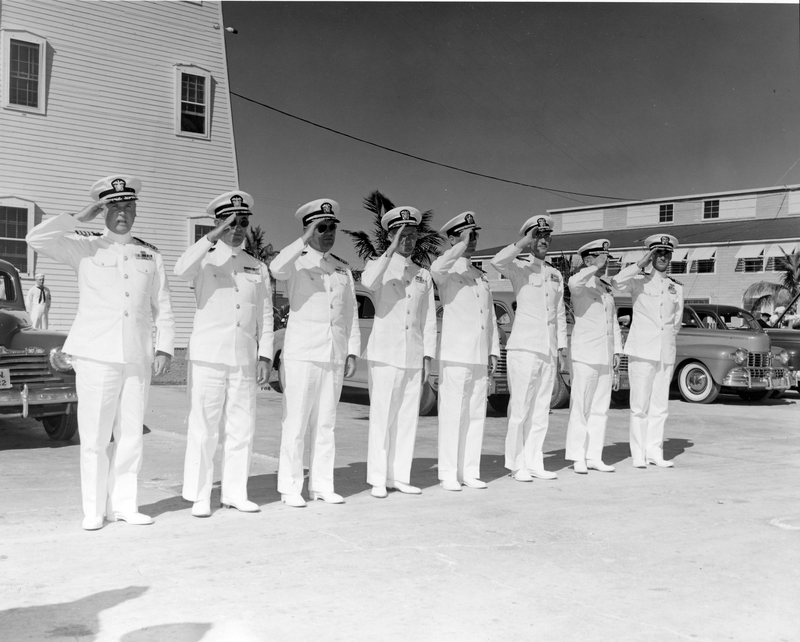 Naval Officers Salute Truman | Harry S. Truman