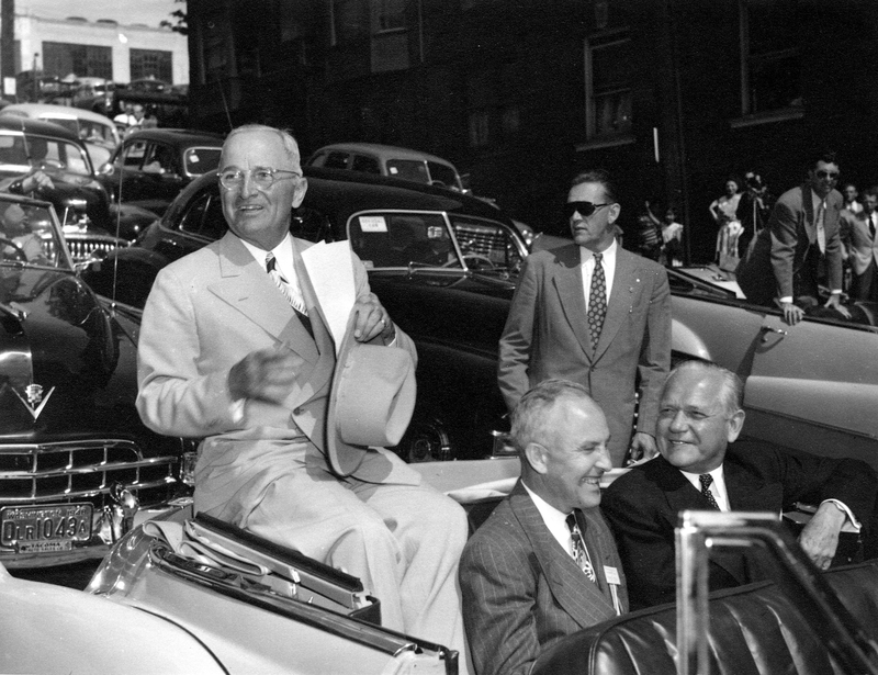 President Harry S. Truman in a Motorcade in Seattle, Washington | Harry ...