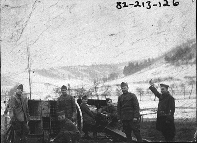 Number 2 Gun Crew, Battery D, 129th Field Artillery | Harry S. Truman