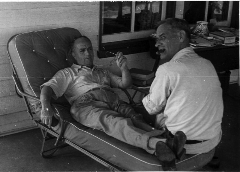 Charles Ross with unidentified man | Harry S. Truman