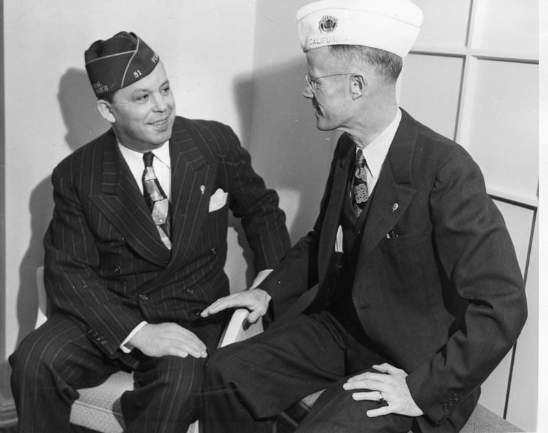 American Legion National Commander Paul H. Griffith with Man | Harry S ...